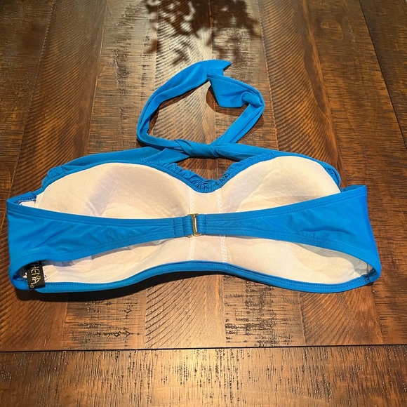 💙Athena Bandeau Swimsuit Bikini Top size 12 - Picture 2 of 4
